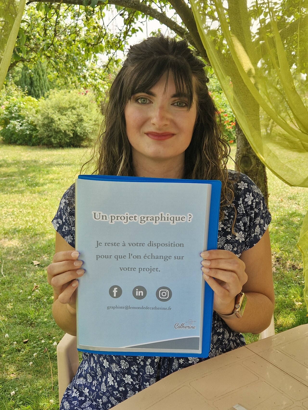 Le monde de Catherine graphiste freelance à Vexin sur Epte