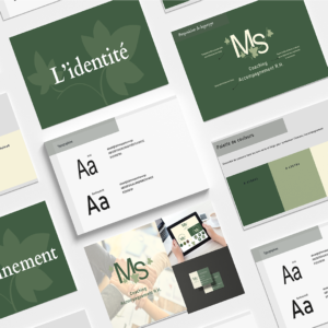 Présentation d'une identité visuelle graphique pour une entreprise indépendante de Normandie