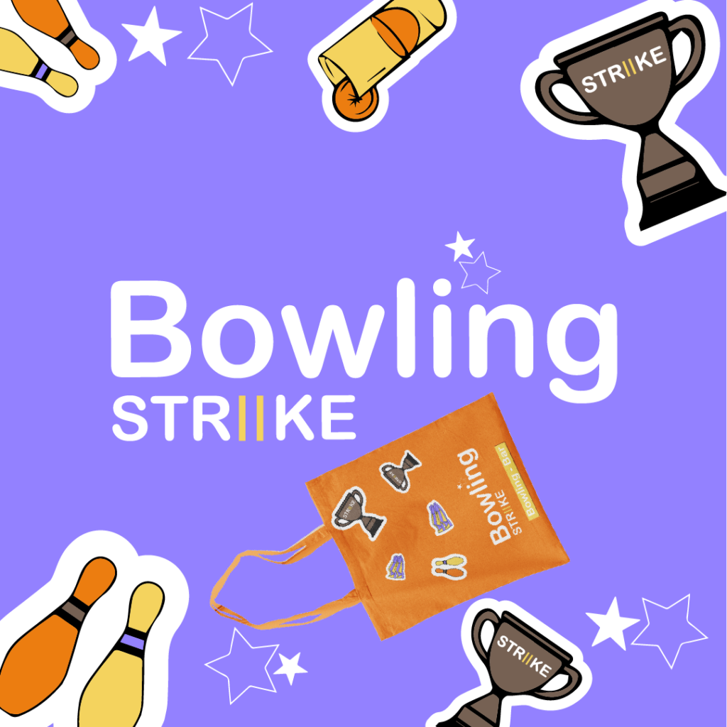 Création logo - bowling par une graphiste freelance à Vexin Sur Epte