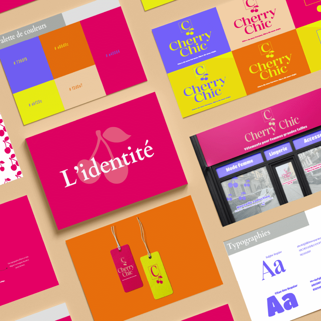 Création identité visuelle boutique de vêtements